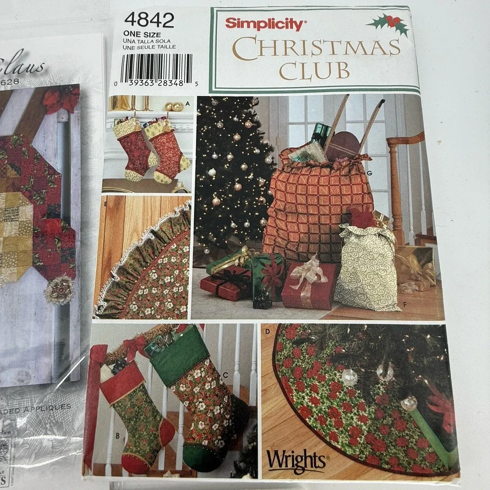 McCalls Simplicity Crafts‎ Pattern for Christmas Decor Kringle 3777 Uncut-FF
